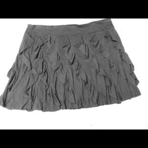 Cato Black ruffle skirt